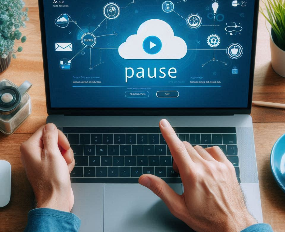 azure app service pause